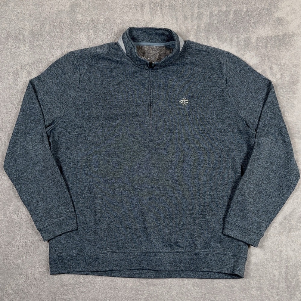 Johnnie O 1/4 Zip Pullover Mens Size Large Blue Hybrid Golf Reflex Sweatshirt